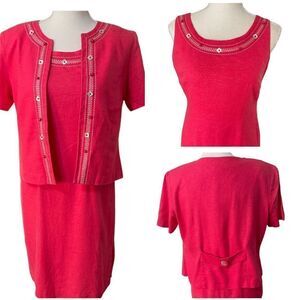 R&K Originals Petite Dress with Blazer Sz 6P